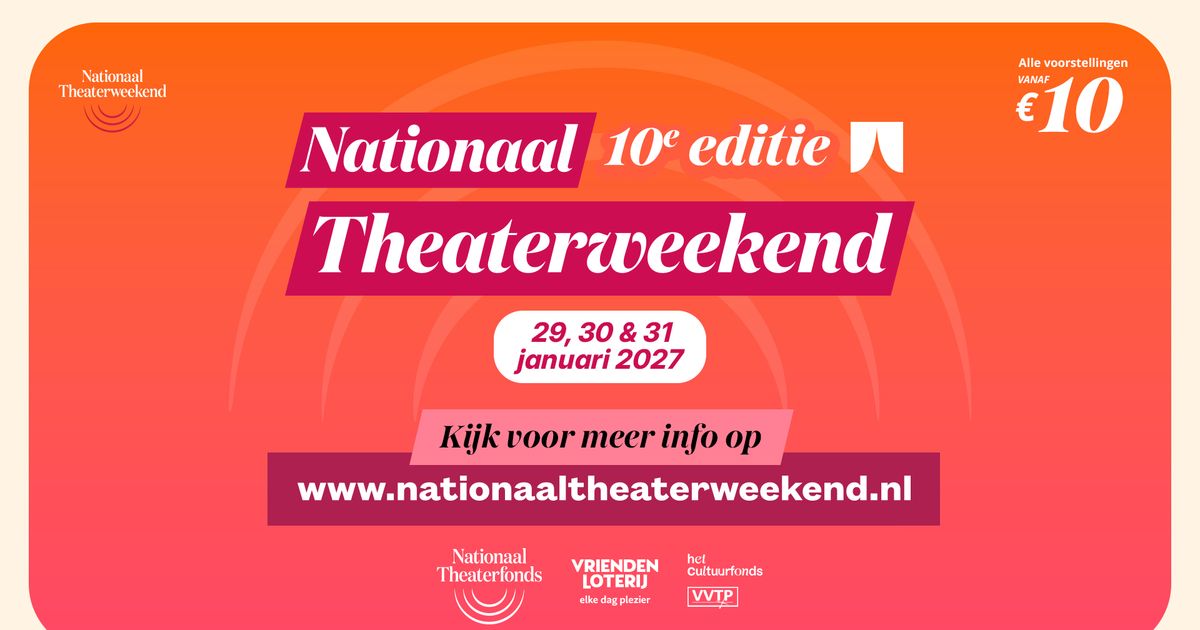 Nationaal Theaterweekend 2027